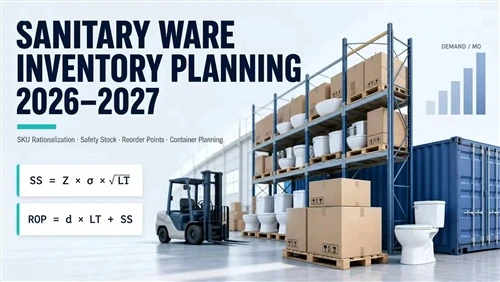 Plánovanie zásob sanitárnej keramiky na roky 2026 – 2027: racionalizácia skla...